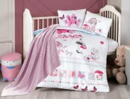 Комплект постільної білизни для немовлят First Choice Lunda Бамбук Плед в'язаний 100х150 см