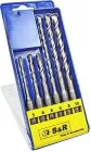 Набір бурів S&R SDS-Plus 6 шт (210241006)