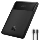 Портативна батарея Павербанк Baseus Blade Power Digital Display Fast Charging 20000 mAh 100W 5A із швидкою зарядкою Quick Charge/Power Delivery (PPDGL-01) Black