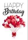 Міні листівки "Happy Birthday" (10 штук)
