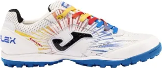 Сороконіжки (шиповки) Joma TOP FLEX біло-синьо-жовтогарячі 43 TOPW2476TF