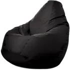 Крісло Мішок Груша Оксфорд Waterproof (3XL-150х100) iQmebel Чорний (знімний чохол)