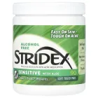 Однокроковий засіб від вугрів Stridex Sensitive з алое без спирту 90 м'яких серветок
