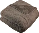 Плед-покривало Love You Шерповий Двосторонній 200х220 см Какао (ly8277)