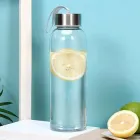 Скляна пляшка для води, 400 мл, з мотузкою (пляшка скло)