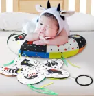 Розвиваюча дитяча двостороння подушка 9323A Морські мешканці та Дикі тваринки