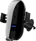 Автотримач для телефону з бездротовою зарядкою Gelius Tesseract GP-WCH010X Black (2099900990557)