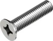 Гвинт з потайною головкою з хрестоподібним шліцем М5х80 DIN965 цинк