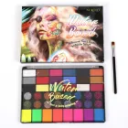 Професійний аквагрим Nukolo - великий набір 42 кольори, пензлик - NK4201