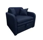 Крісло-диван Tobi Sho Юніор-0.9 розкладне м'яке для підлітків велюр Magic Navy, 1080х800х800 мм