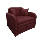 Крісло-диван Tobi Sho Юніор-0.9 розкладне м'яке для підлітків велюр Magic Terracotta, 1080х800х800 мм