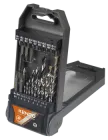 Набір свердл по металу та біт у пластиковому кейсі KENDO (40 шт), сверло по металу