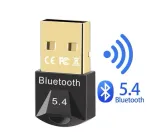 Bluetooth 5.4 +BLE USB адаптер до 20м для бездротових навушників aptX AAC, комп'ютера, ноутбука.