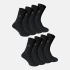 Набір чоловічих шкарпеток теплих високих бавовняних SoxBox 10MS-MAH-BL 42-45 8 пар Чорний (1070930220009)