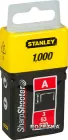 Скоби Stanley A 6 мм 1000 шт. (1-TRA204T)