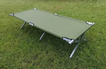 Розкладушка військова НАТО 190 см +чохол зелена розкладачка армійська до 120 кг