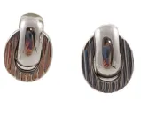 Сережки із білого золота 750 проби без вставок 3_лел