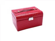 Шкатулка для прикрас Lombardi 22 х 16.5 х 14 см (JSB/551/А/red) червоний