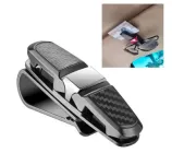 Тримач окулярів, карток для автомобіля на козирок чорний (AN)31786