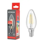 Світлодіодна філаментна LED лампа 10W 4200K E14 ETRON 1-EFP-118 Filament С37