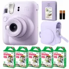 Подарунковий набір Камера для миттєвого друку Fujifilm INSTAX Mini 12 Lilac Purple / Фіолетовий чохол / Картриджі на 50 фото / Фіолетовий фотоальбом на 64 фото