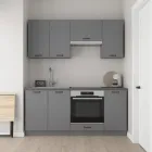 Кухня Ніко 180 см IDEA Антрацит (зі стільницею 28 мм лак)