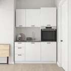 Кухня Ніко 160 см IDEA Білий (зі стільницею 28 мм мат)