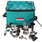 Фрезер Makita RT 0702 CX2 у сумці з набором аксесуарів (RT0702CX2)