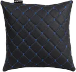Подушка EVAtech ECO 30 x 30 см Чорна з синьою ниткою (SPSCSBL)