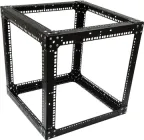 Стійка-кронштейн CMS Cube 19" 9U 550х550х550 мм, посилена Чорна (UA-OFLC955W2.0-BK)