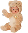 Лялька Baby Born Емма у костюмі ведмедика 43 см з аксесуарами (837115)