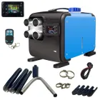 Дизельний обігрівач автономка Eafc DHW6 Blue 5 кВт 12 В / 24 В / 220 В з низьким рівнем шуму (UFTDHW6B)