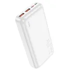 Зовнішній портативний акумулятор Павербанк HOCO J101A Astute 20000mAh 22.5W 2USB/1Type-C зі швидкою зарядкою QC3.0+PD3.0 White