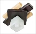 Світильник в етнічному стилі люстра стельова з натурального дерева на один плафон Е-27 на кухню в прихожу коридор кабінет спальню гардеробну Троя/1 венге натуральний