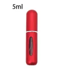 Дорожній компактний атомайзер для парфумерії Bottiglia міні флакон для парфумів з пульверизатором 5 мл, матовий червоний (91559537)