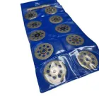 Відрізні алмазні диски для гравера і дремеля, комплект з 10 шт, 22 мм, з 8 отворами — комплект для різання і шліфування.