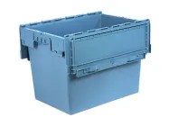 Ящик пластиковий (600х400х435) суцільний, маренго