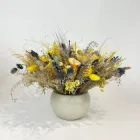 Інтер'єрна композиція із сухоцвітів «Слава Україні» S 25*20