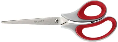 Ножиці офісні Axent Duoton Soft 21 см Сіро-червоні (6102-06-А)