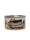 Сардина натуральна з додаванням олії Рибальська Артіль 230 г