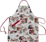 Фартух гобеленовий з велюром Прованс Снігова зима (37848) (4823093466906)