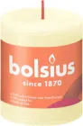 Свічка Bolsius Рустік стовпчик Shine 80 х 68 Світло-жовта (8717847154538)