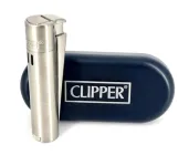 Зажигалка Clipper Metal Jet Silver Matt (турбо)