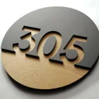 Табличка з номером C4 (100 на 100 мм)