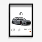 Постер в рамці audi rs6 А4