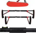 Турнік розсувний Cornix Elite 130-170 см Black/Red (XR-0292)
