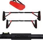 Турнік розсувний Cornix Elite+ 100-140 см Black/Red (XR-0295)