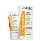 Солнцезахисний крем для обличчя SPF 50+ для жирної шкіри Revuele UVA/UVB 50 мл