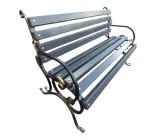 Лавка кована сіра 170 см (170КОВС)