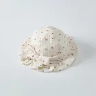 Панама дитяча муслінова з яскравими малюнками (Бежевий 40-46см)